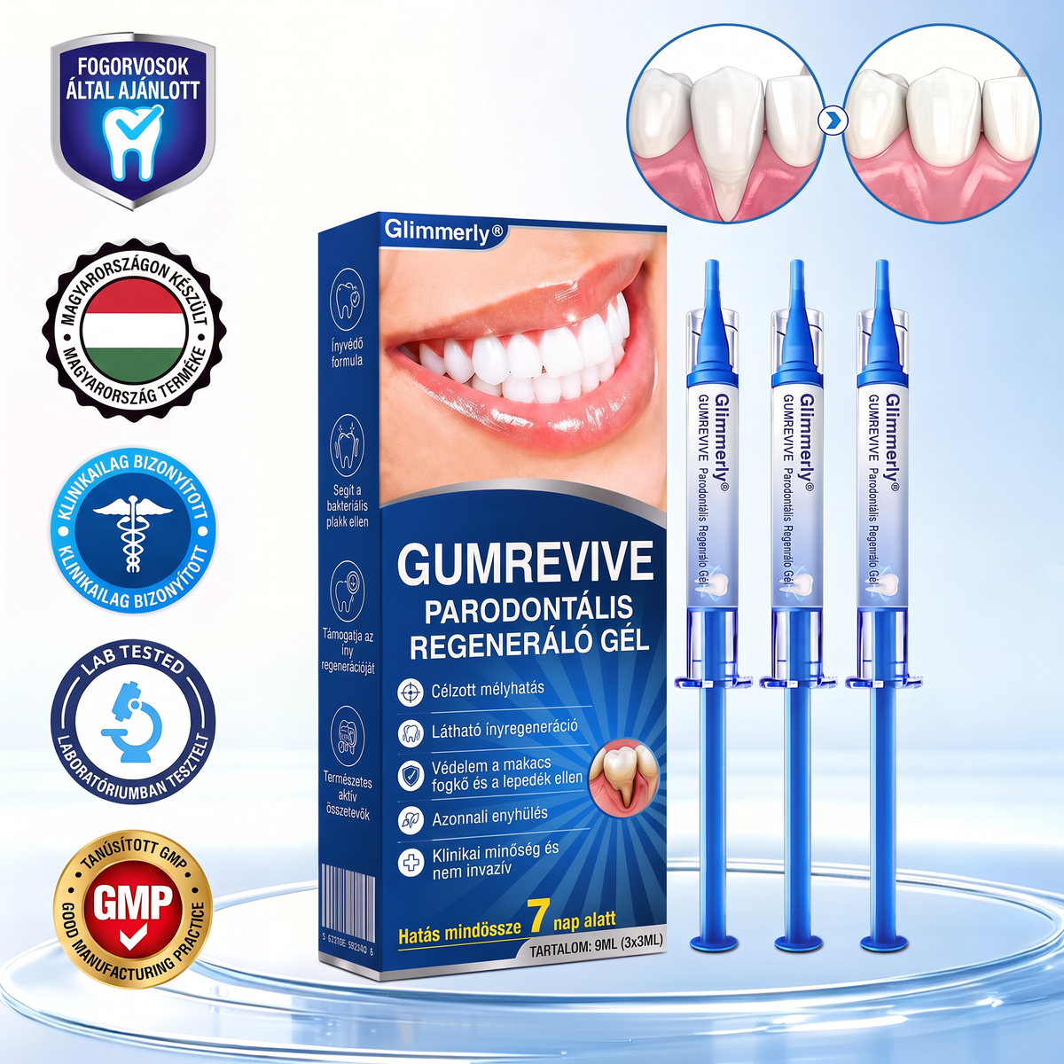 🥇𝑮𝒍𝒊𝒎𝒎𝒆𝒓𝒍𝒚®  ÍNYMEGÚJÍTÓ – Parodontális helyreállító gél